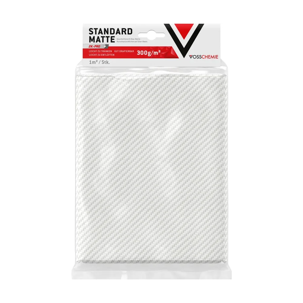 Mata caighdeánach VC, Mata snáithínghloine, Mata 300 g/m², 1.0 m²