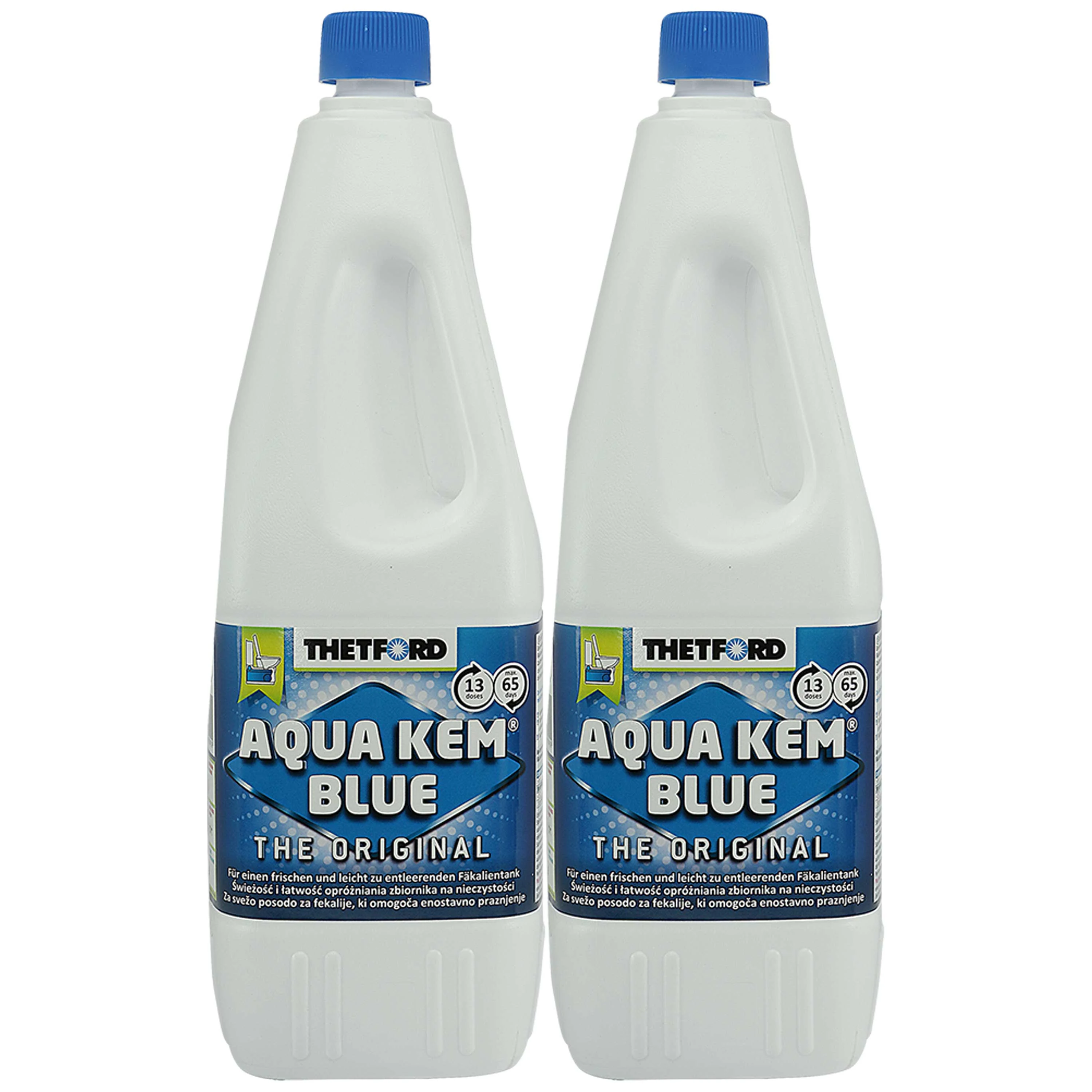 Leacht leithris, Aqua Kem Blue 2 x 2 Lítear, Leacht sláintíochta leithris