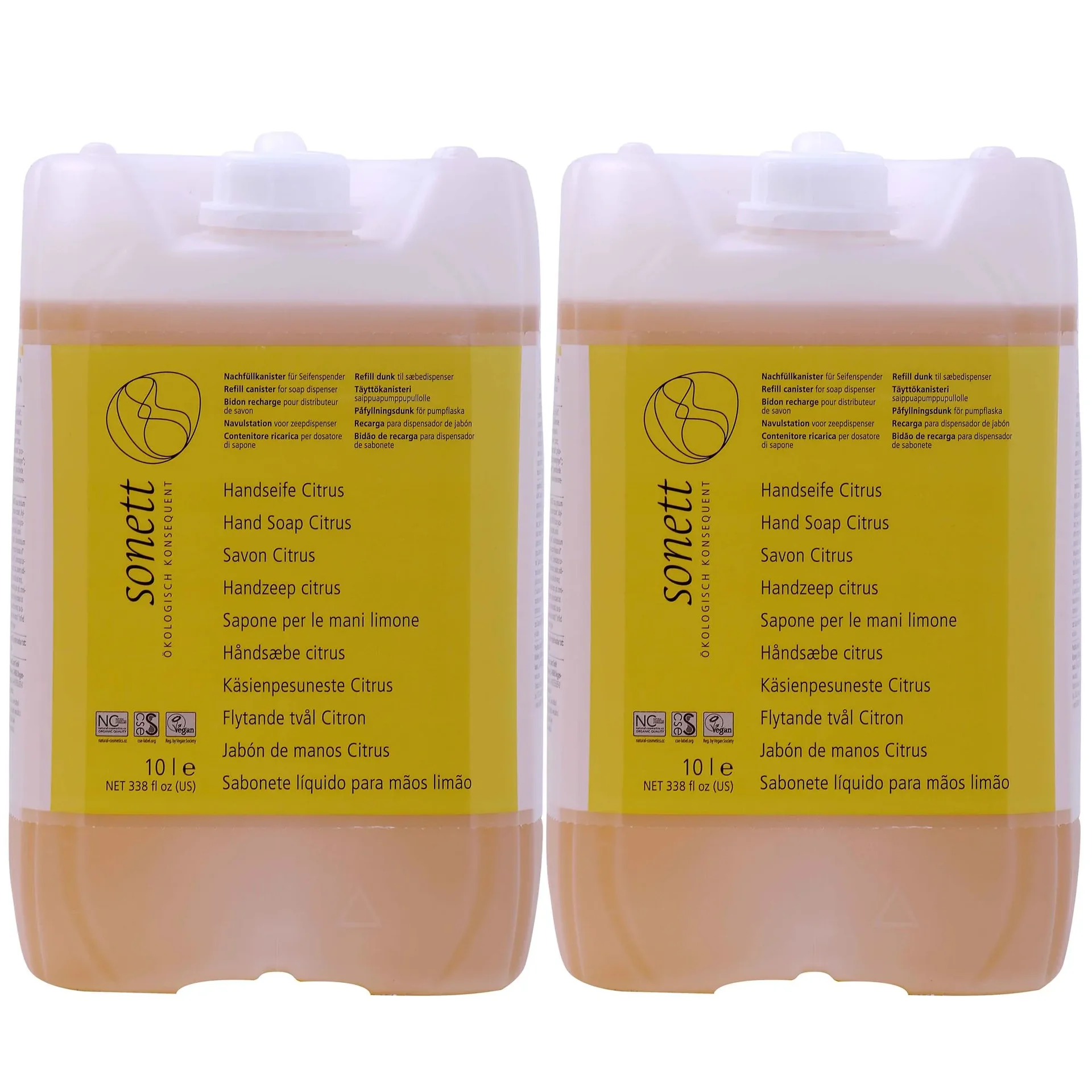 Gallúnach láimhe citris 2 x 10 Lítear, Gallúnach citris, Gallúnach nádúrtha