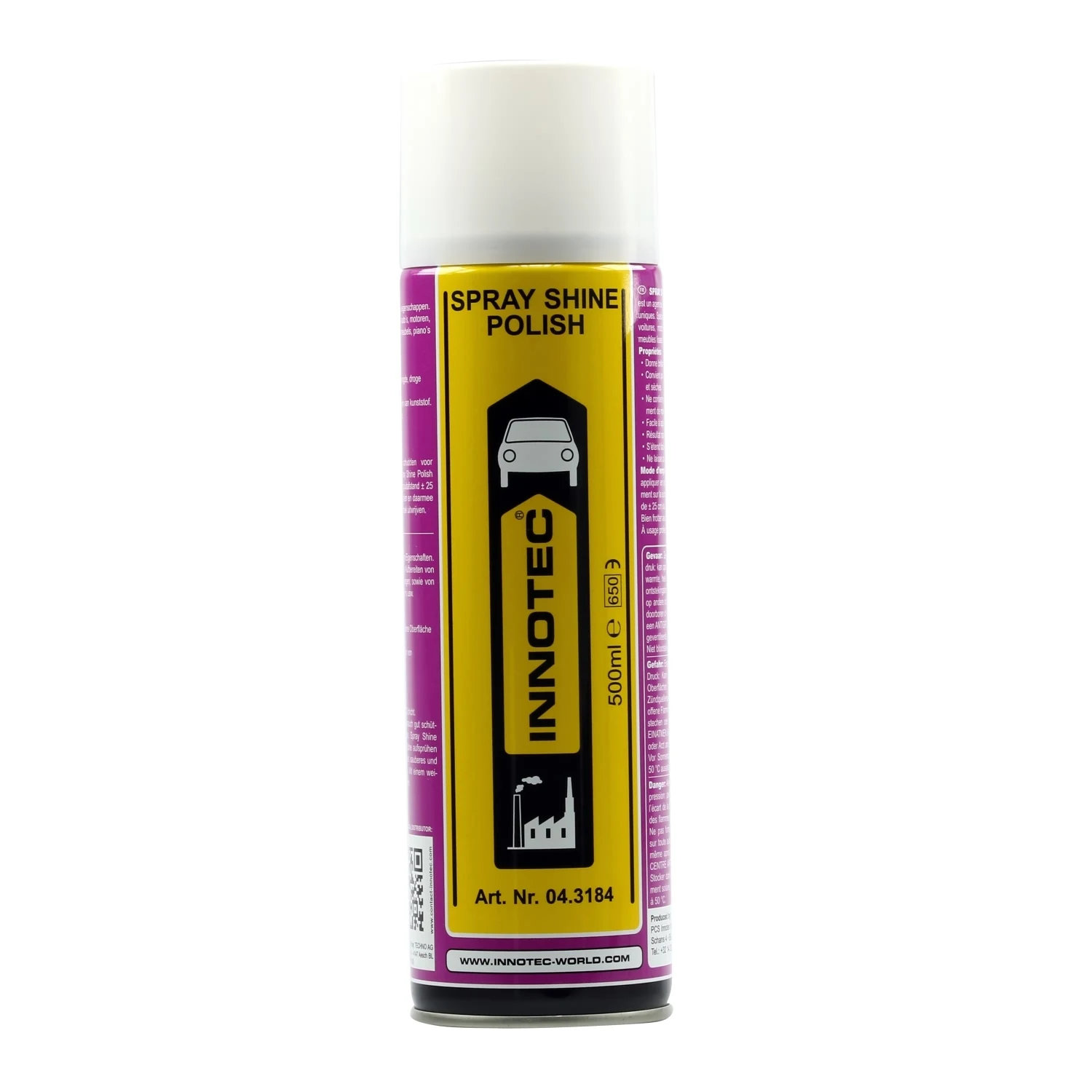 Snas spraeála, 3 x 500ml, politúir plaisteach, snas tapaidh