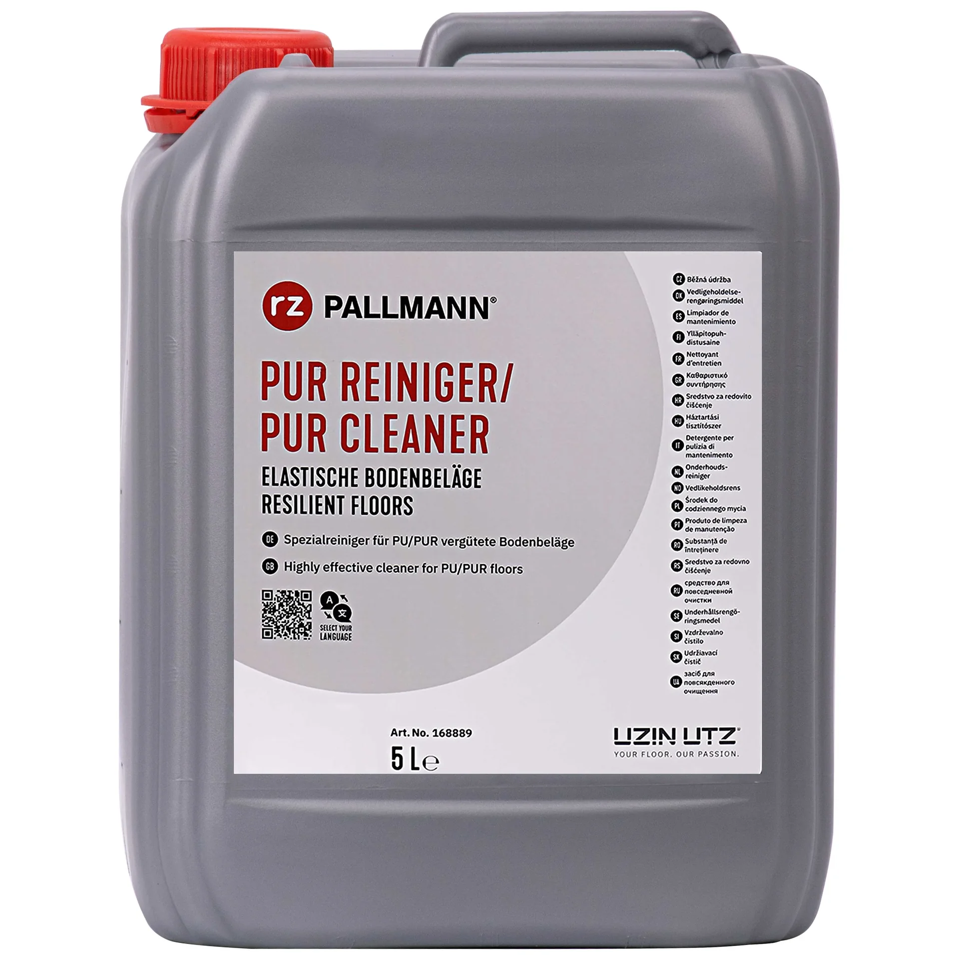 Glanadh urláir leaisteacha, Glanadh PUR, 5 Liter Glanadh urláir vinile, Glanadh urláir linóleum