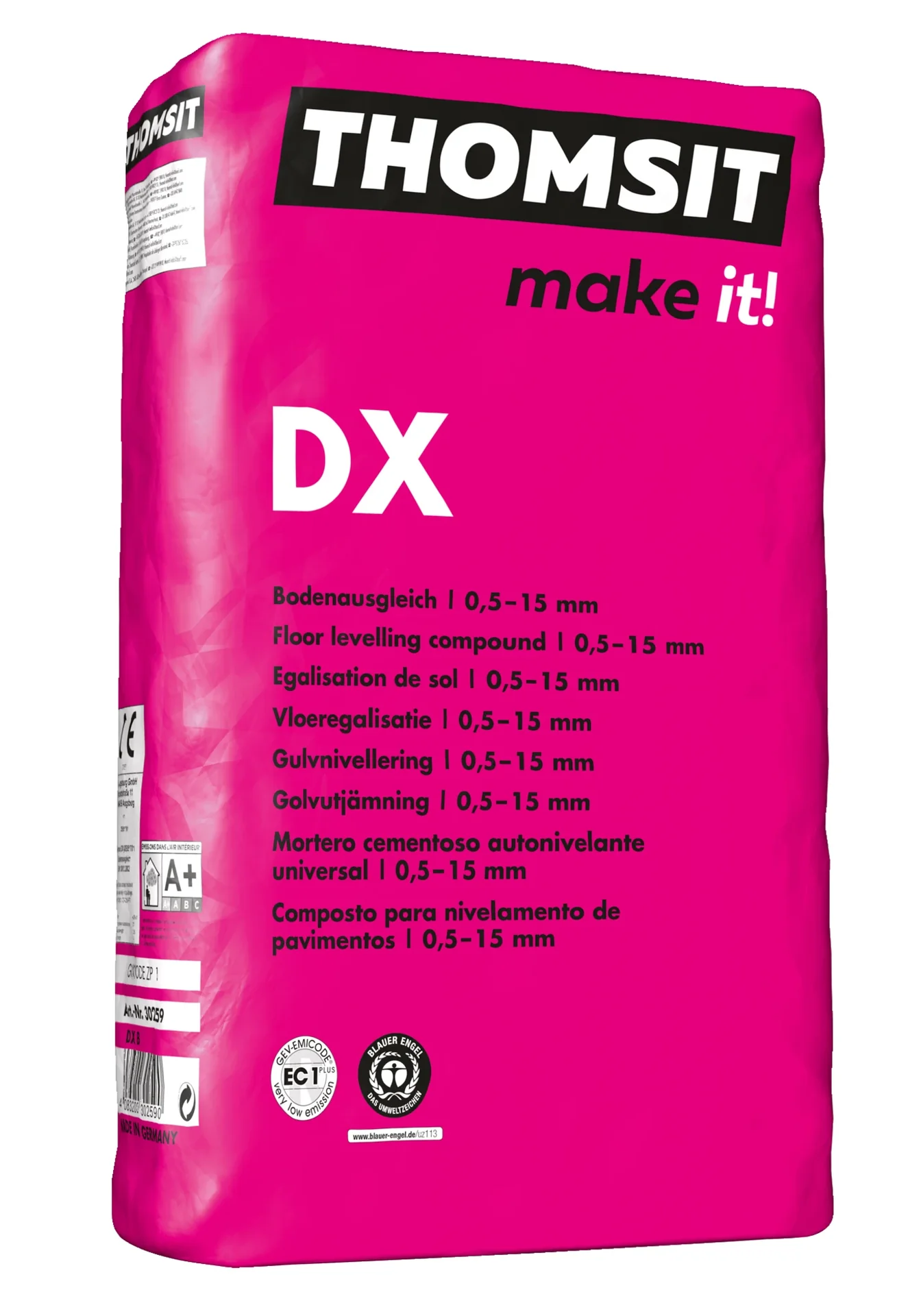 Leibhéalta urláir, Cothromú urláir 25kg, Comhdhúil leibhéalta
