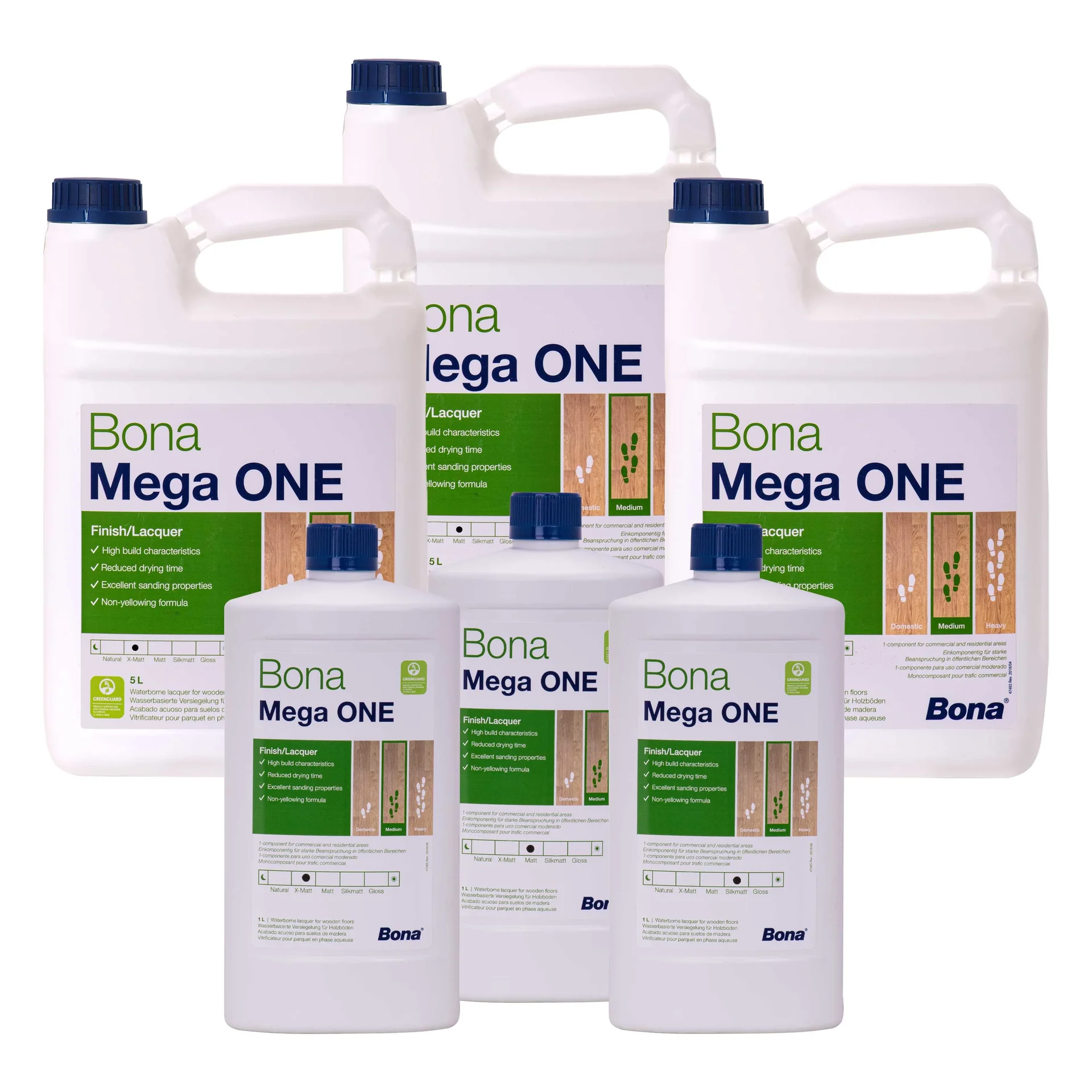 Veain Bona Mega, Bona Mega One, Vearnais adhmaid, Urlár vearnais, Vearnais urláir