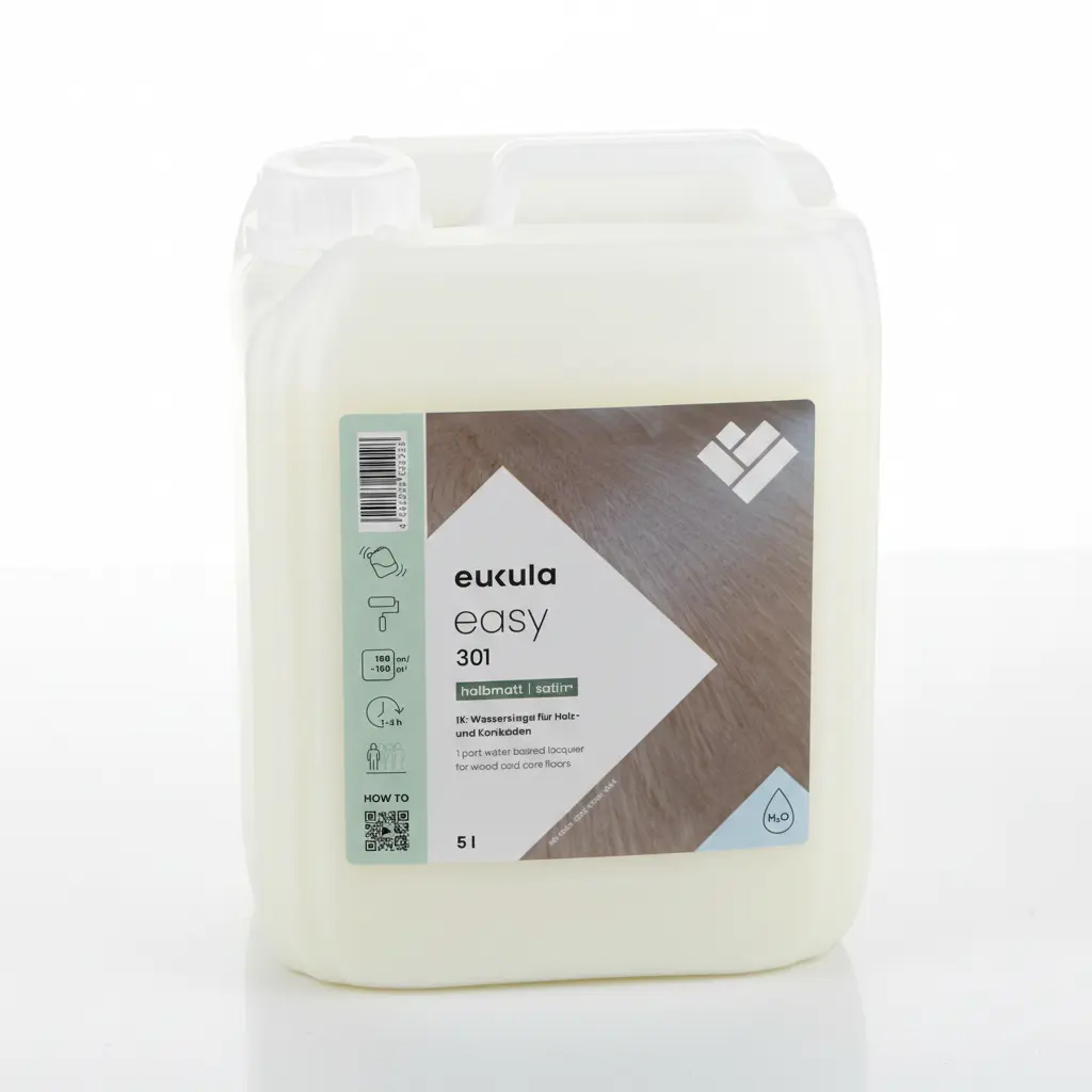 Vearnais adhmaid, leath-neamhlonrach, cóta adhmaid 5 Liter