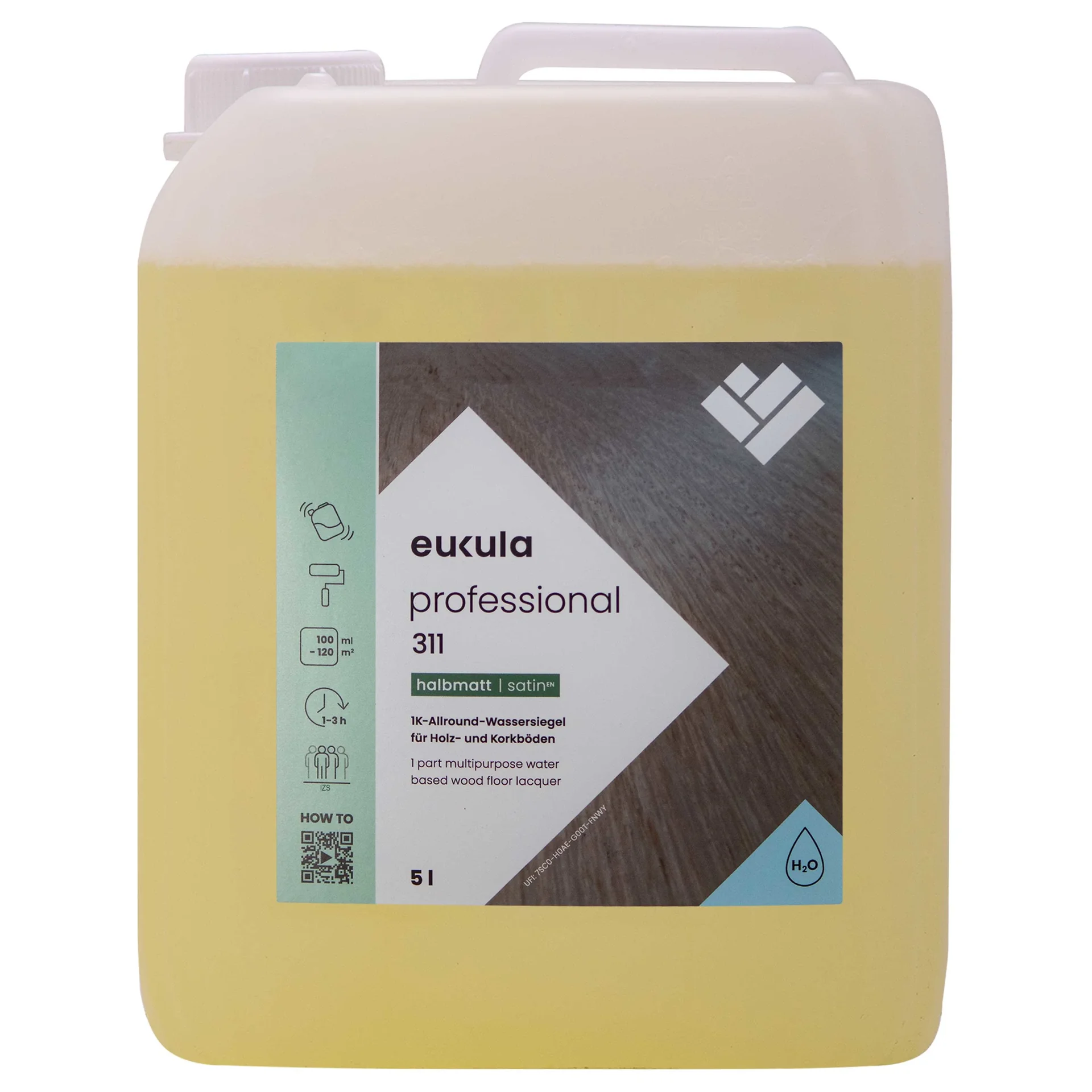 Vearnais urláir 5 Lítear, Vearnais leathbhreac, bailchríoch urláir