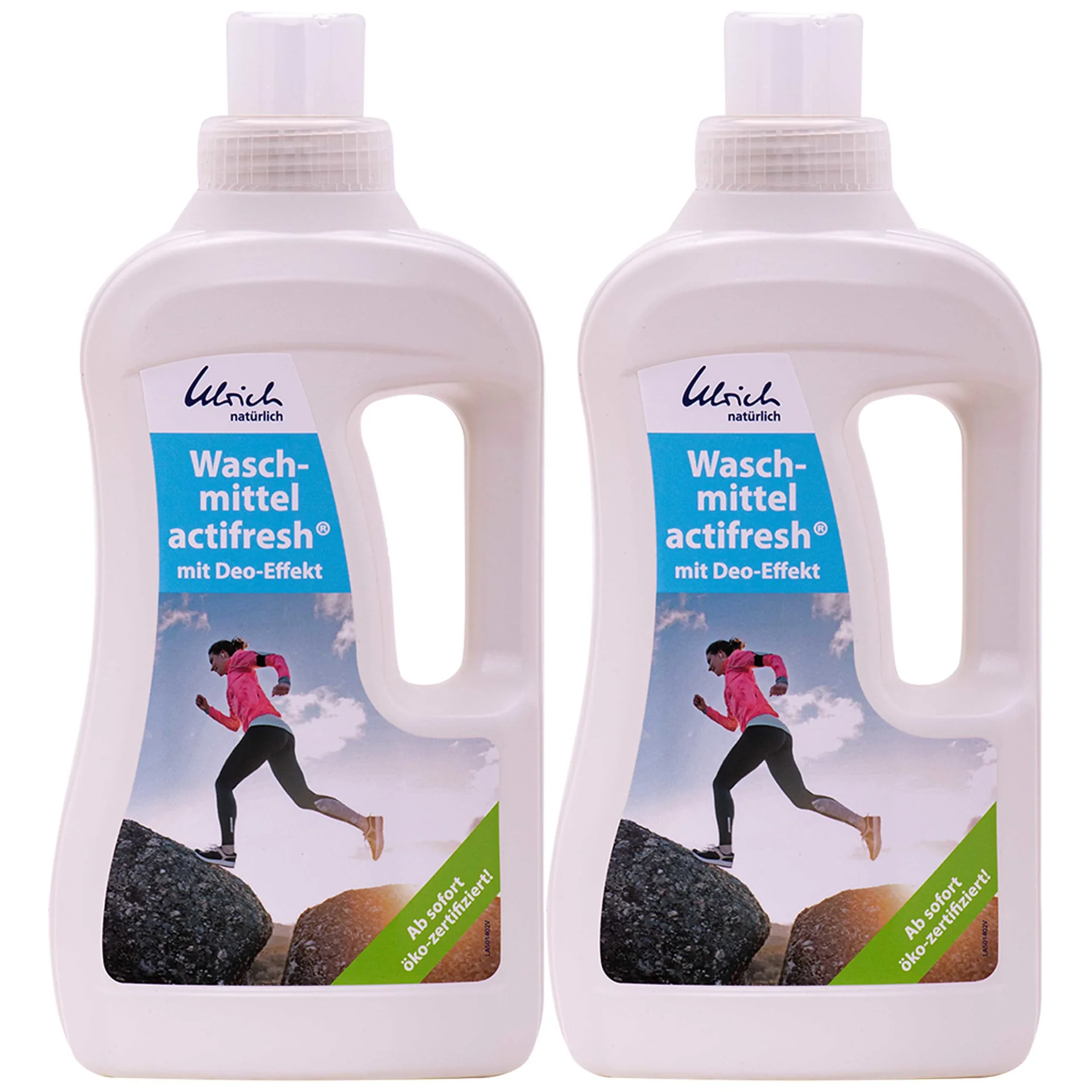 Glanadh níocháin éadaí, Níochán éadaí le haghaidh boladh, 2 x 1 Lítear, Glanadh níocháin nádúrtha, vegan