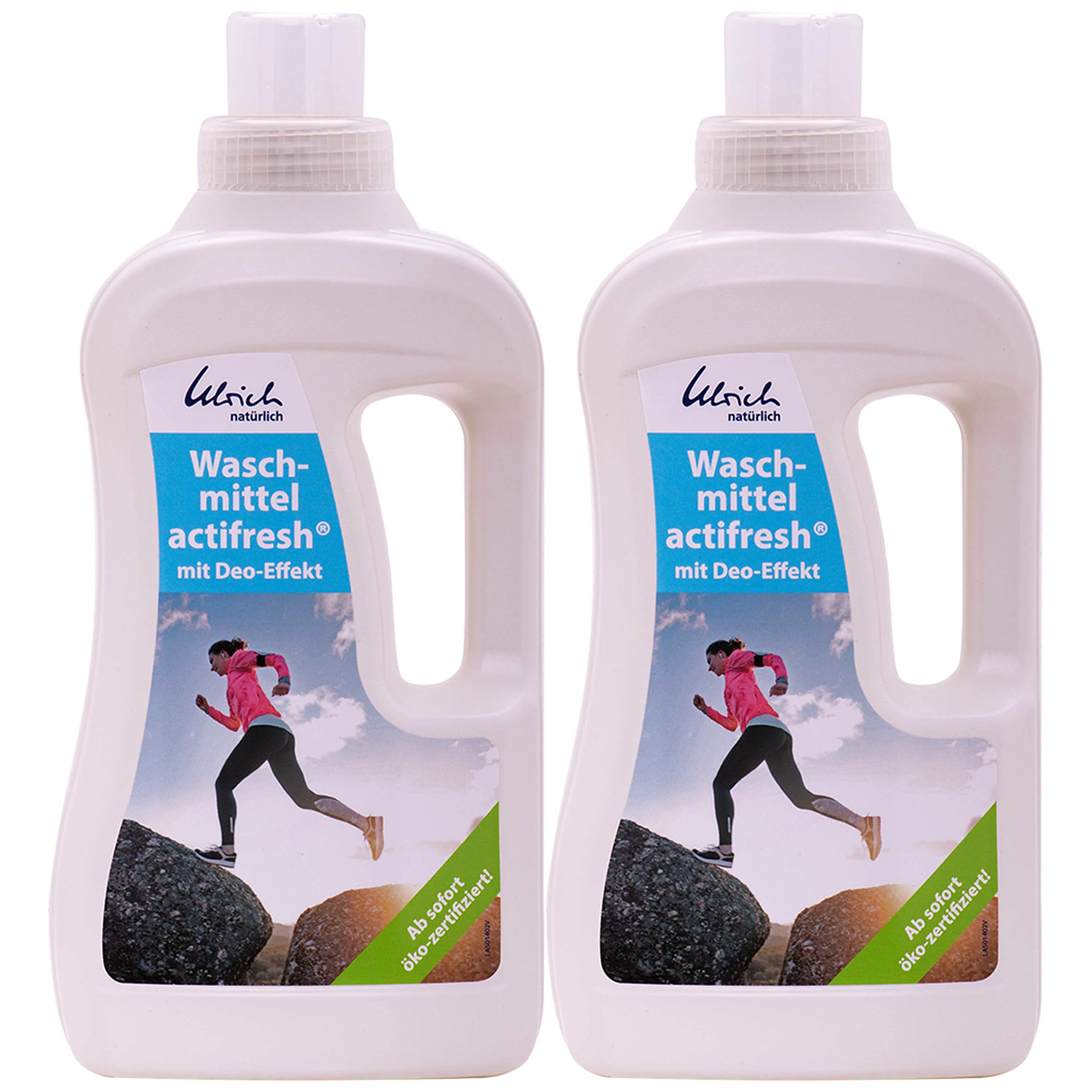 Glanadh níocháin éadaí, Níochán éadaí le haghaidh boladh, 2 x 1 Lítear, Glanadh níocháin nádúrtha, vegan