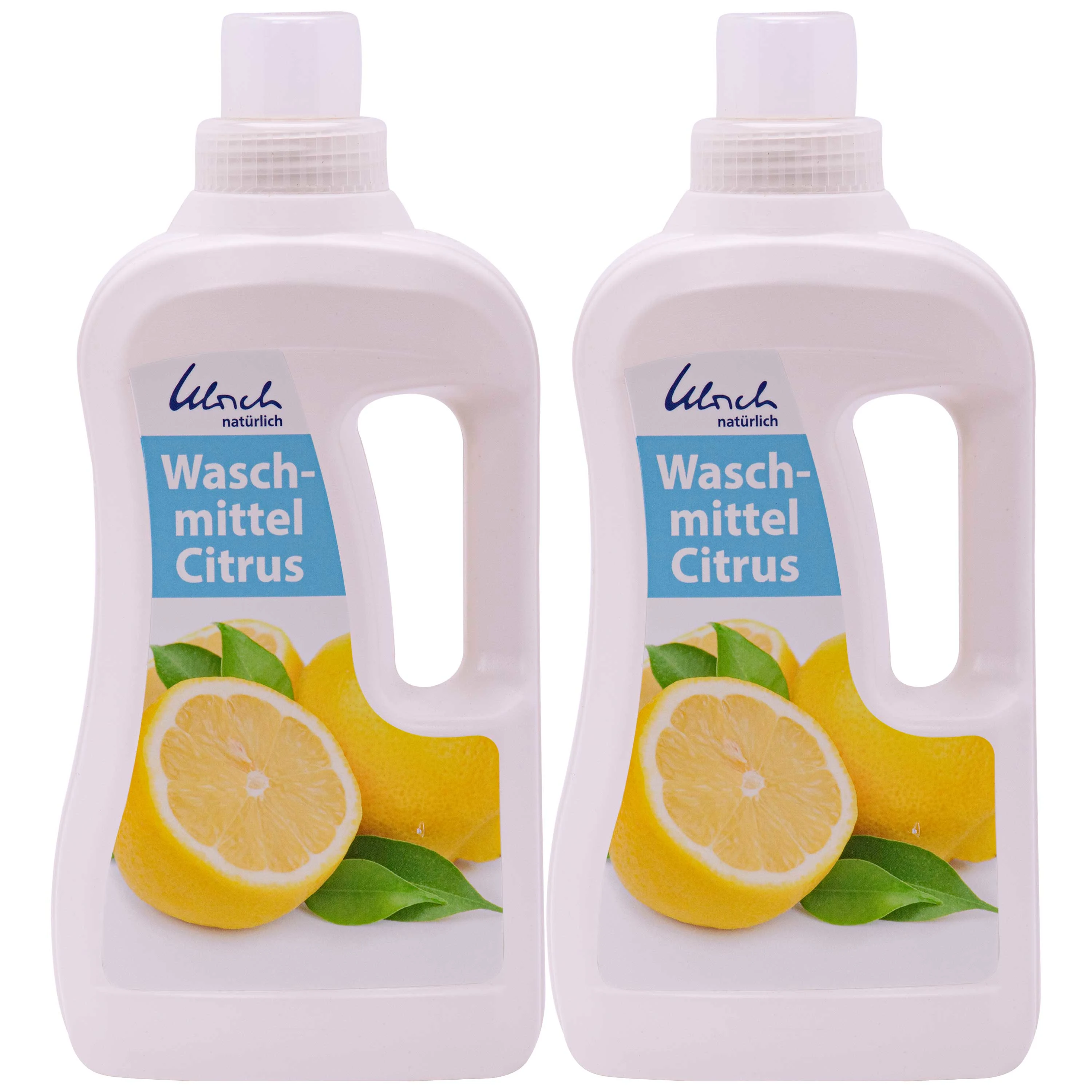 Glantach níocháin citris, 2 x 1 Lítear, glantach níocháin nádúrtha, leachtach, vegan