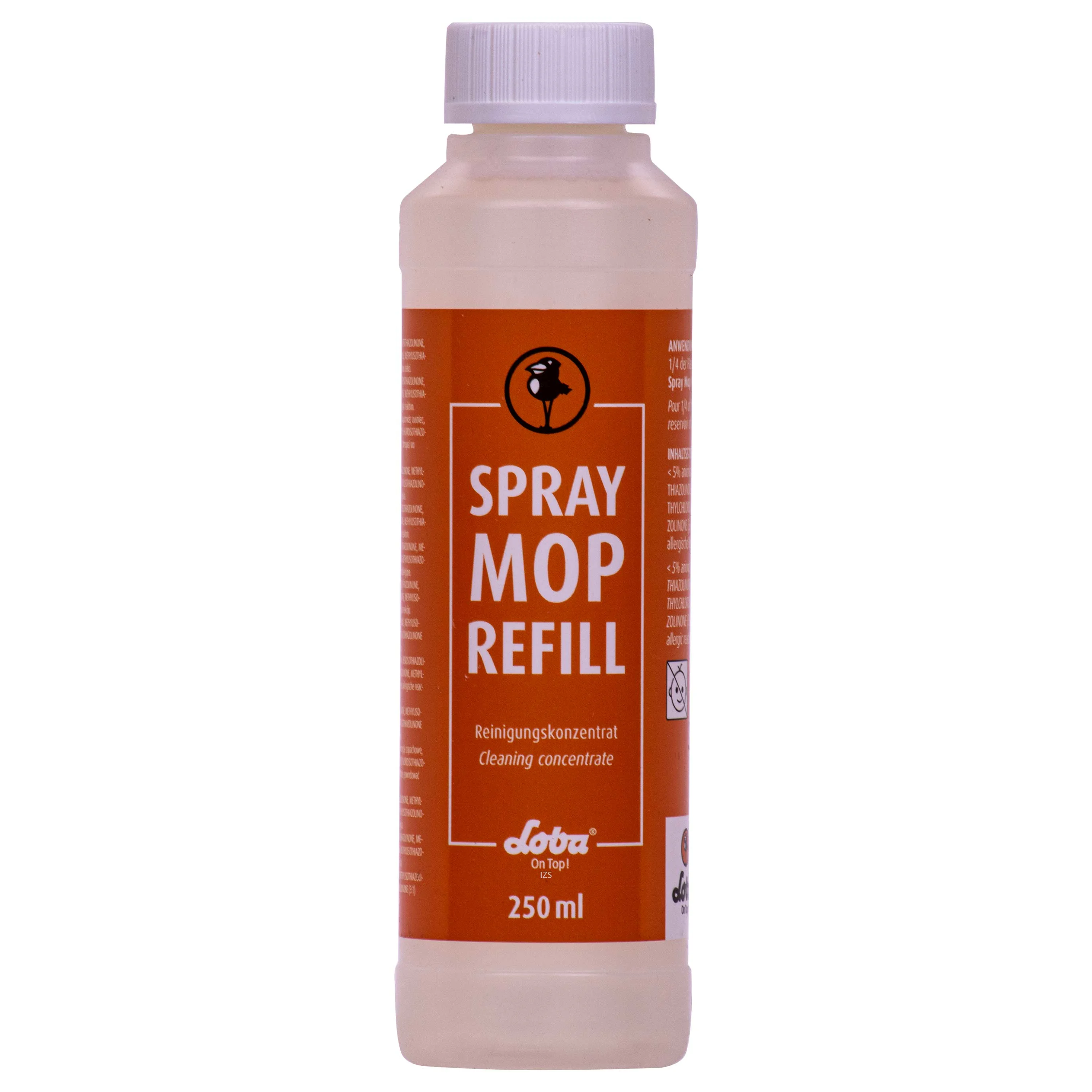 Athlíonadh mop spraeála 250 ml, leacht mop spraeála, glanadh urláir