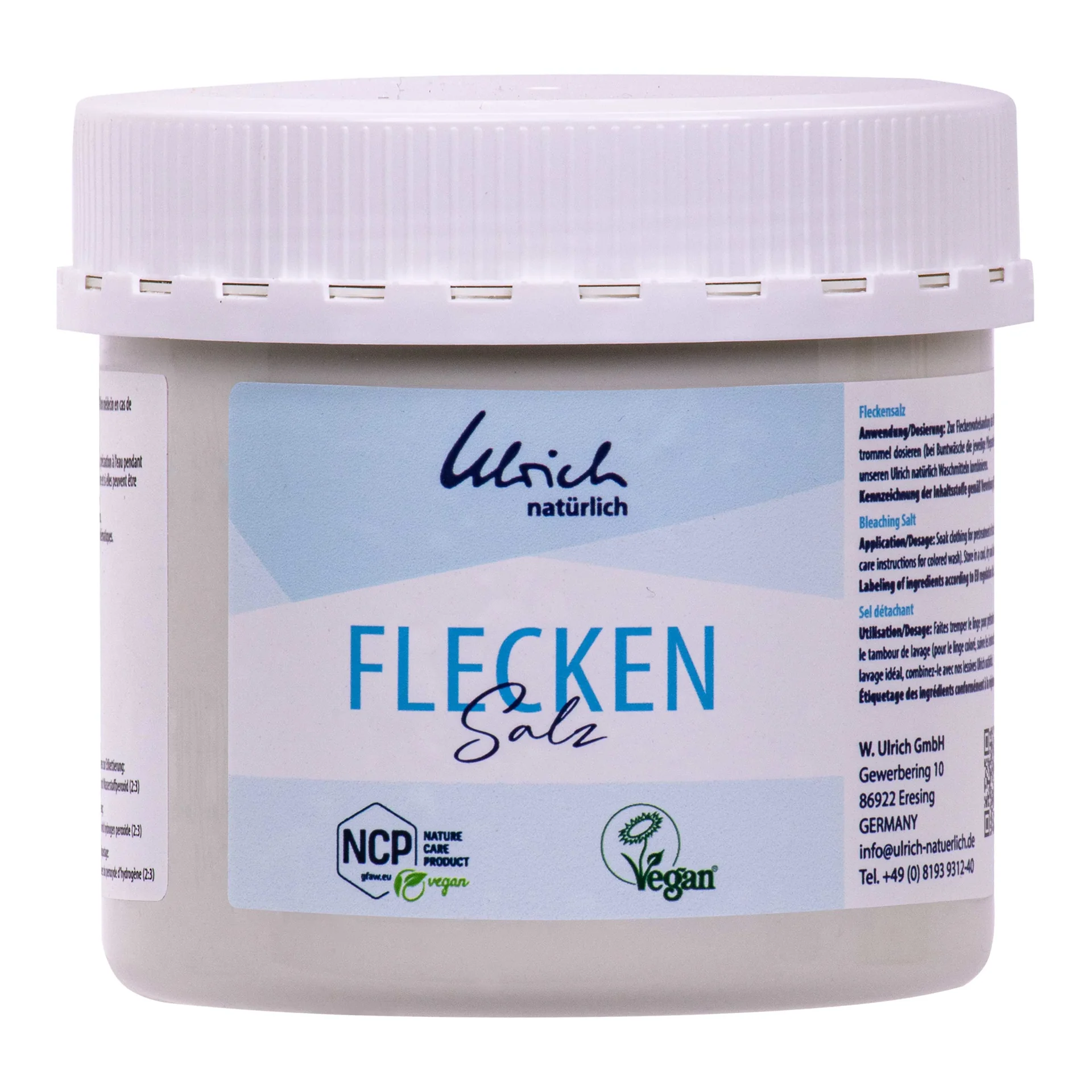 Salann stain nádúrtha 450g, Baint stains nádúrtha, Glanadh stain nádúrtha