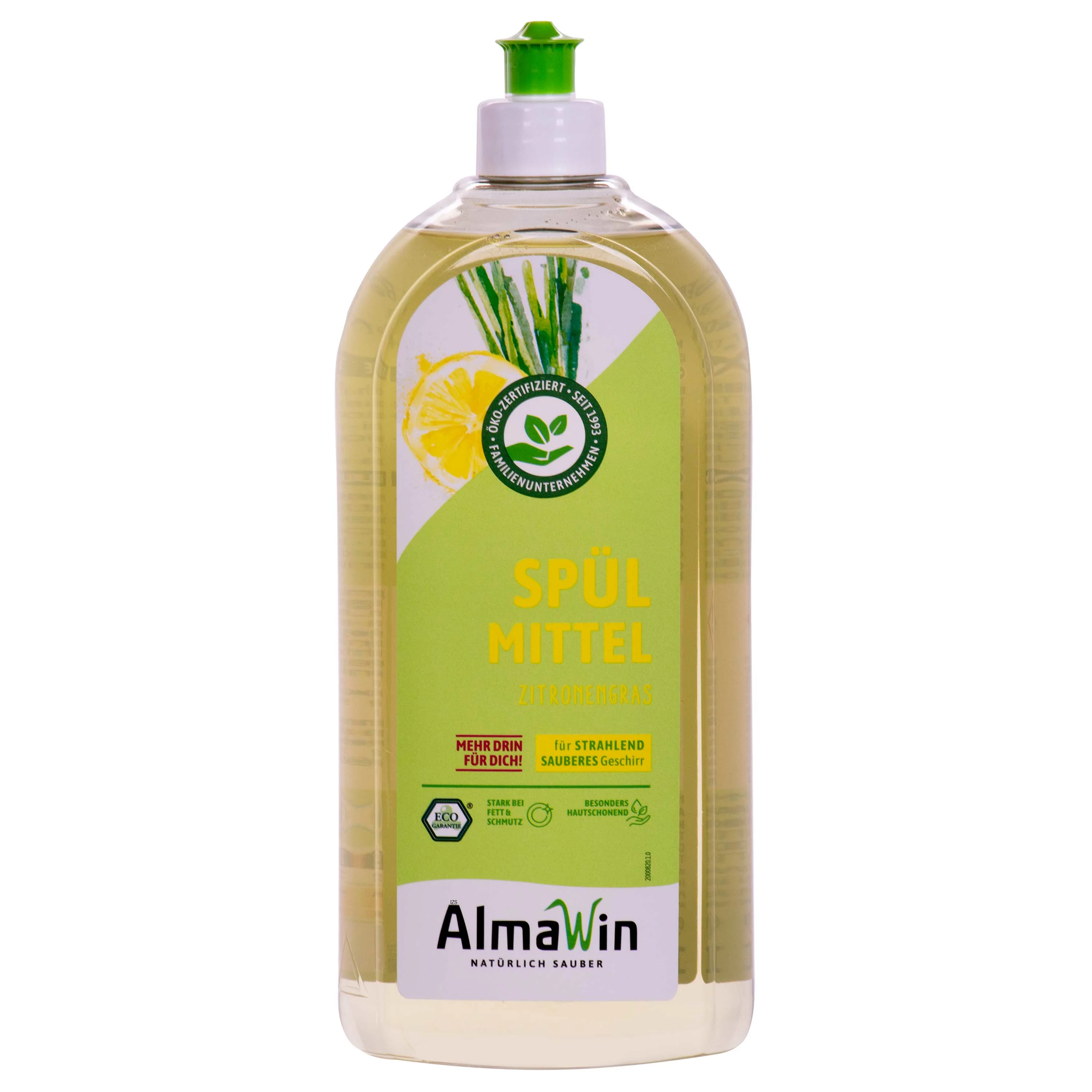 Leacht Níocháin Mioc Zitronengras 1 Liter, Glanadh Mioc, Níochán Mioc