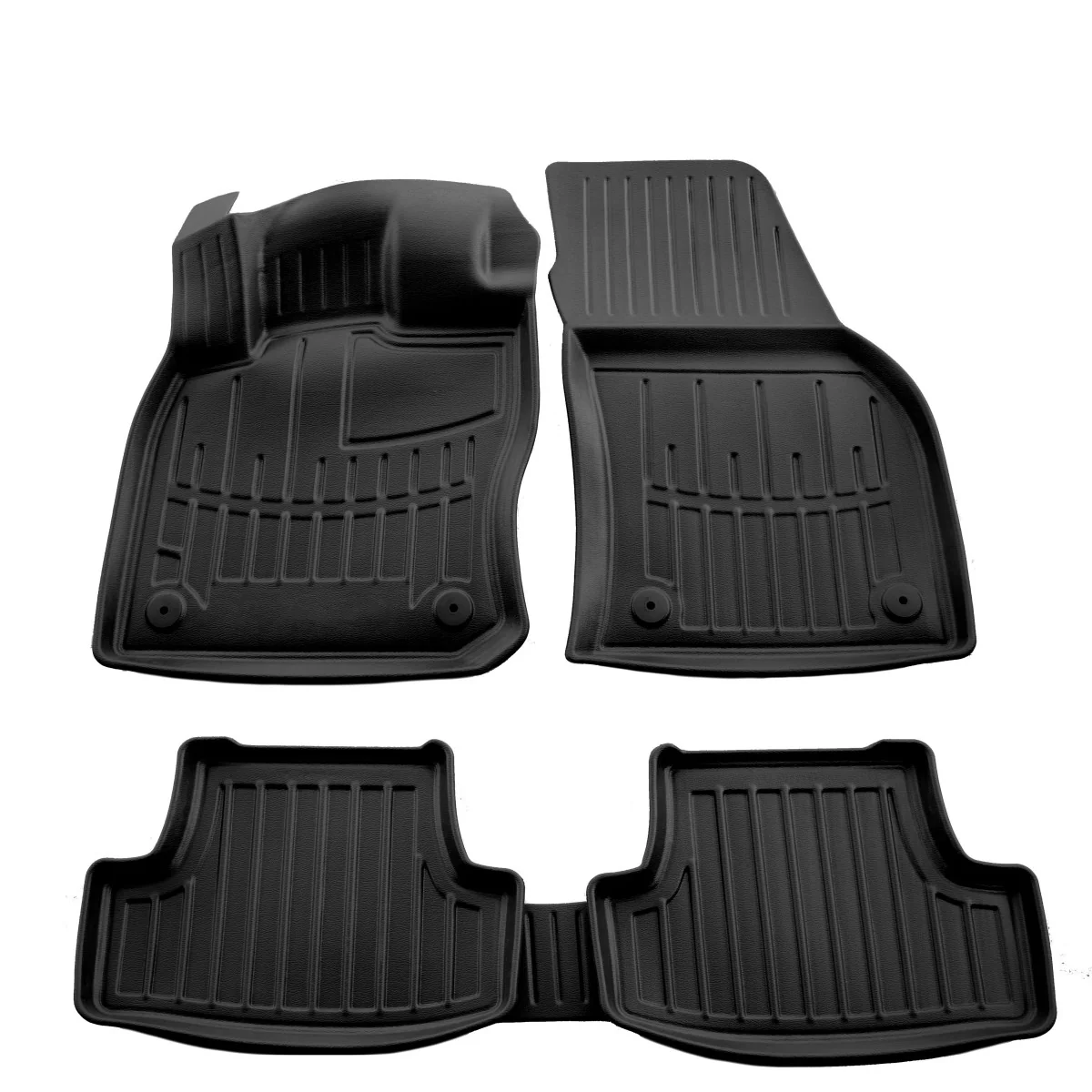Mataí urláir Audi Q2, Mataí rubair, Mataí carr, 3D, oiriúnach go foirfe