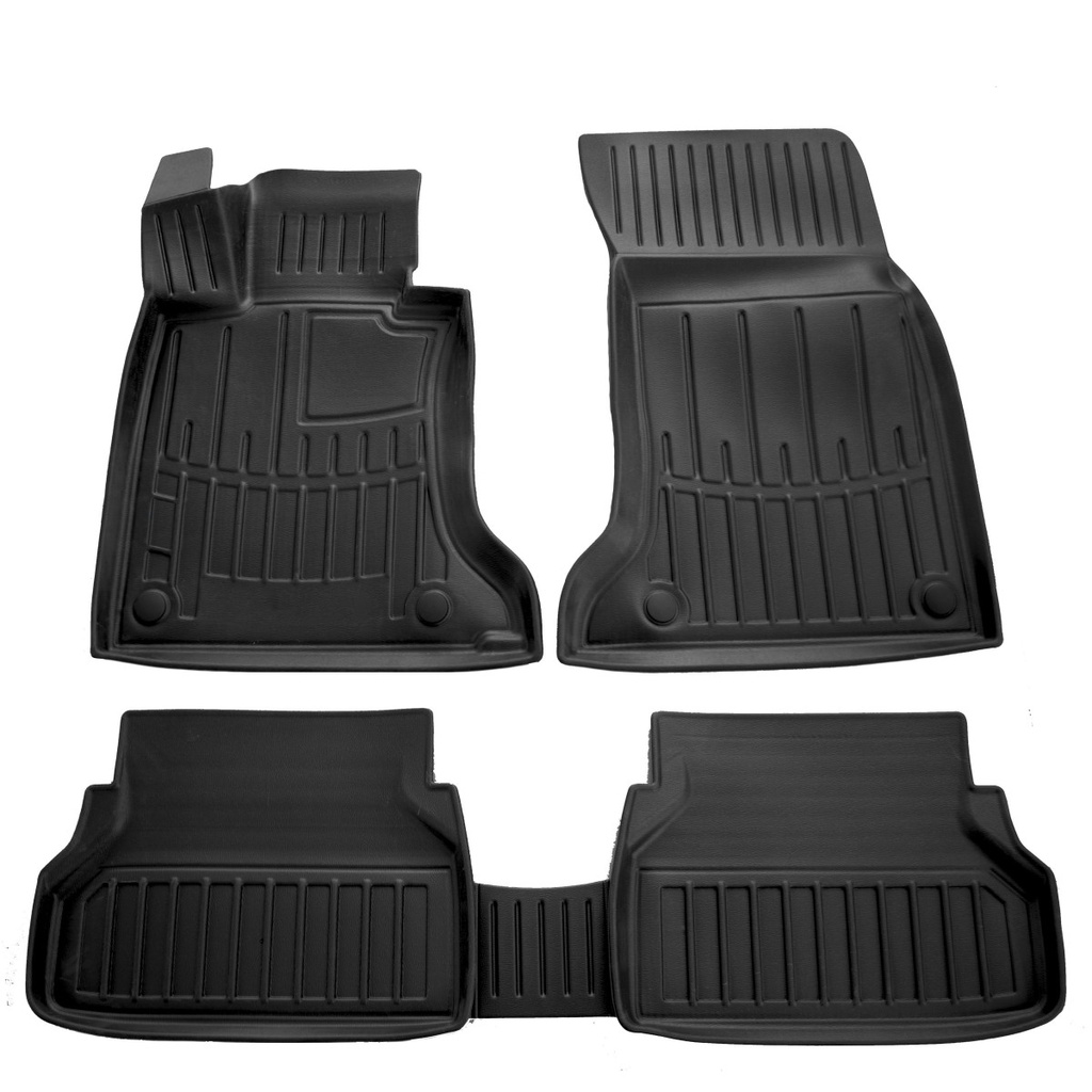 Mataí urláir BMW E61, mataí rubair 3D, 2003-2010, mataí saincheaptha BMW E61