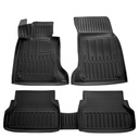 Mataí urláir BMW E61, mataí rubair 3D, 2003-2010, mataí saincheaptha BMW E61