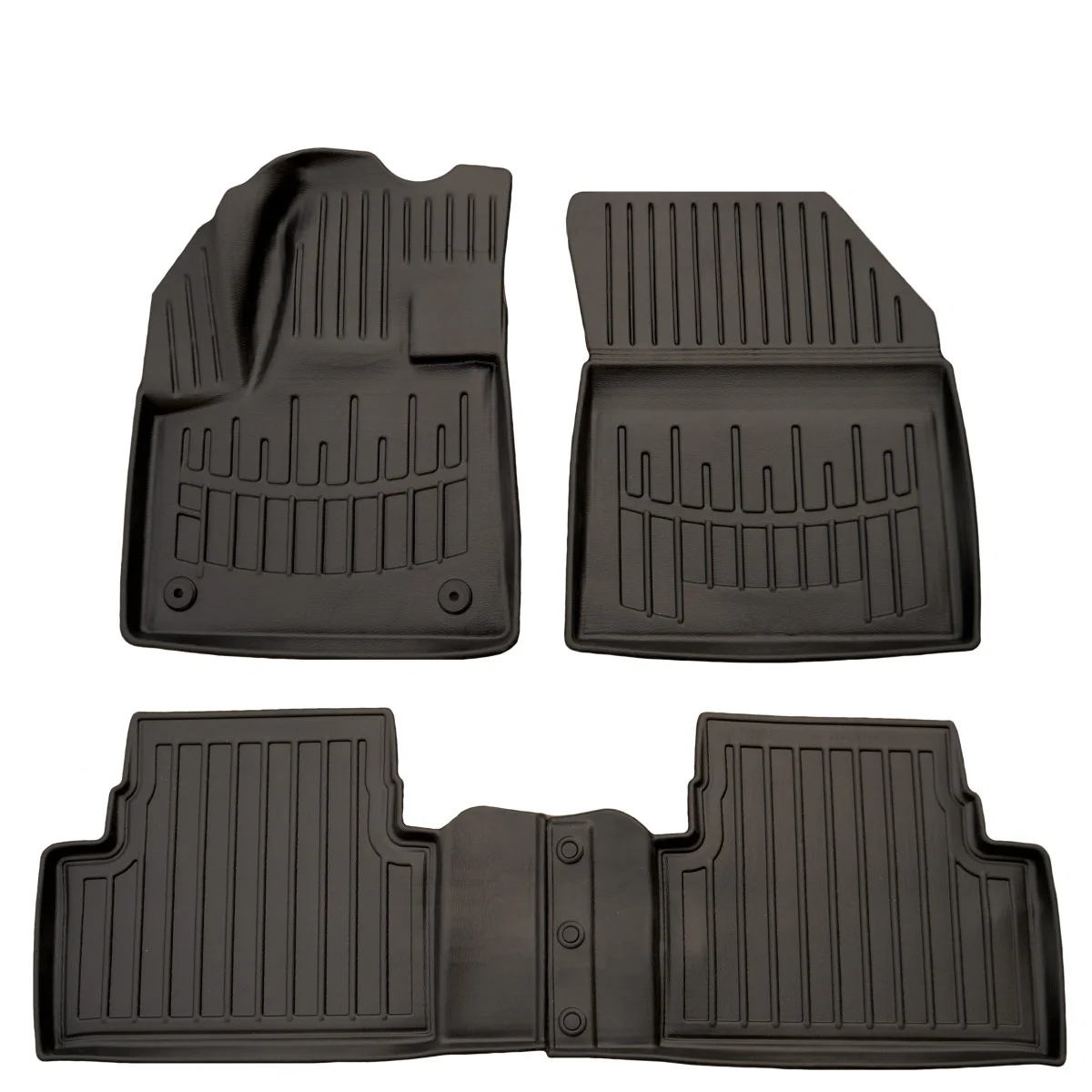 Mataí urláir Citroen C5 Aircross, 3D Gummifußmatten, Mataí rubair
