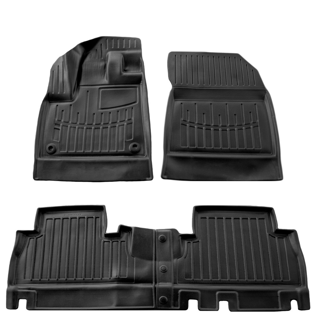 Mataí urláir auto, mataí urláir rubair 3D do FIAT Doblo (K9) 2022+ le lann an láimhe, uiscedhíonach