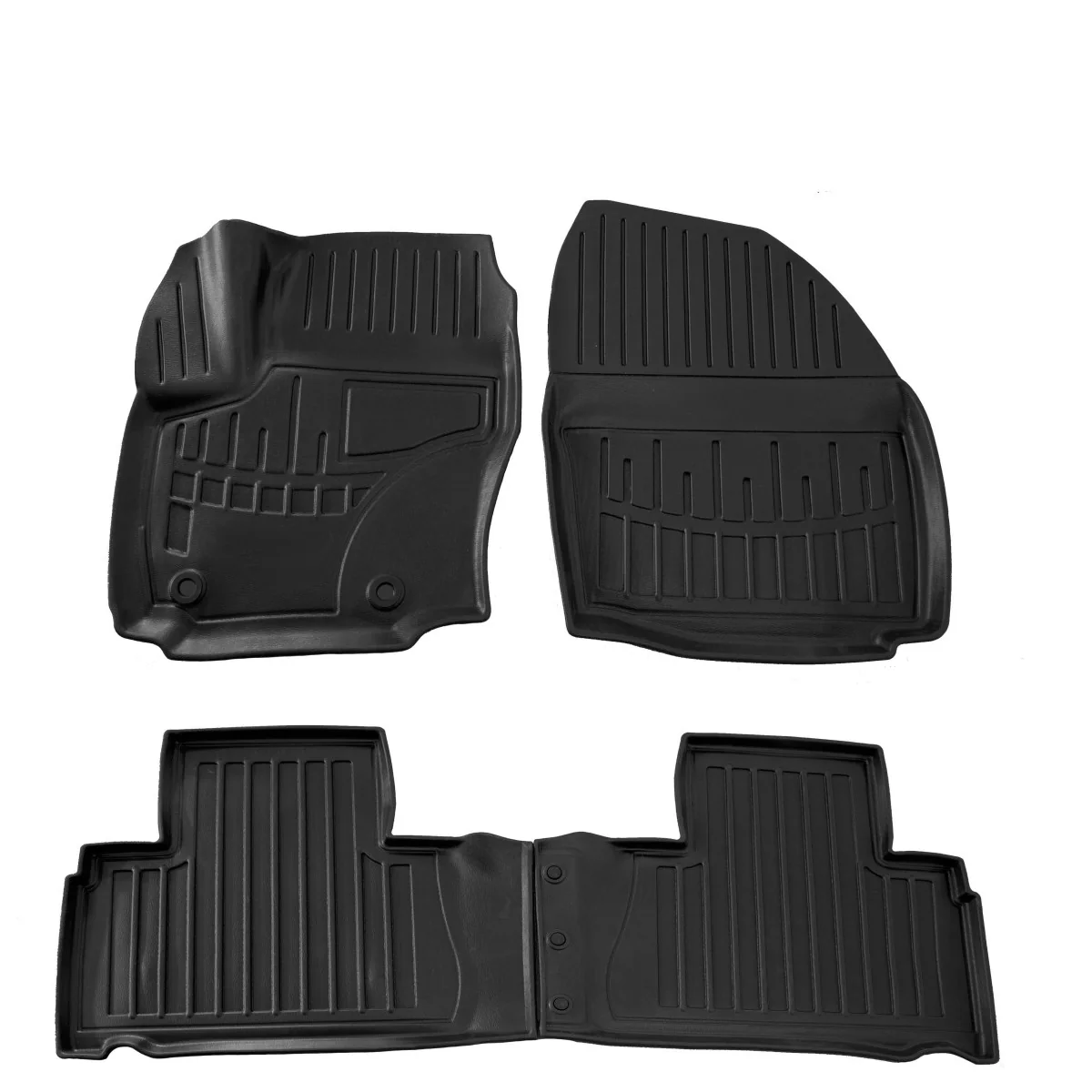 Mataí urláir Auto 3D, Ford S-Max (2006-2014), clúdach oiriúnach le OWAL Clips
