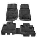 Mataí bréagacha Auto, 3D gummimatten do Jeep Wrangler JK (5 doirse, 2007-2018), polúireatán