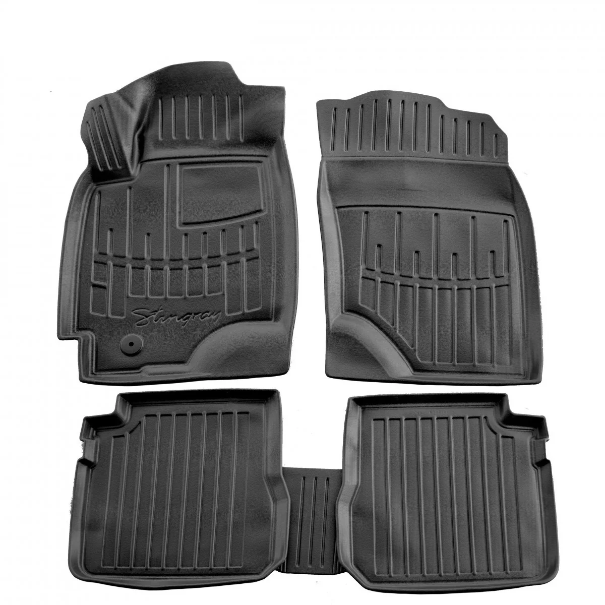 Mataí urláir auto 3D, passgenaí do MITSUBISHI Outlander (2003-2006)