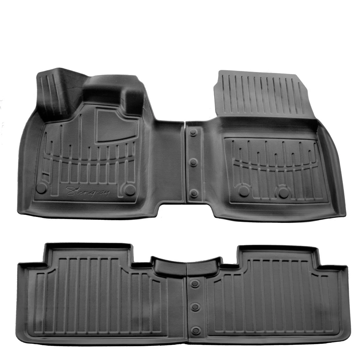 Mataí urláir rubair 3D, Mataí urláir carranna saincheaptha, do NISSAN Ariya (FE0) ab 2022, uathoibríoch