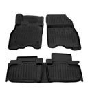 Mataí urláir carranna, mataí rubair 3D, do NISSAN Leaf (ZE0) (2010-2017), mataí saincheaptha carranna