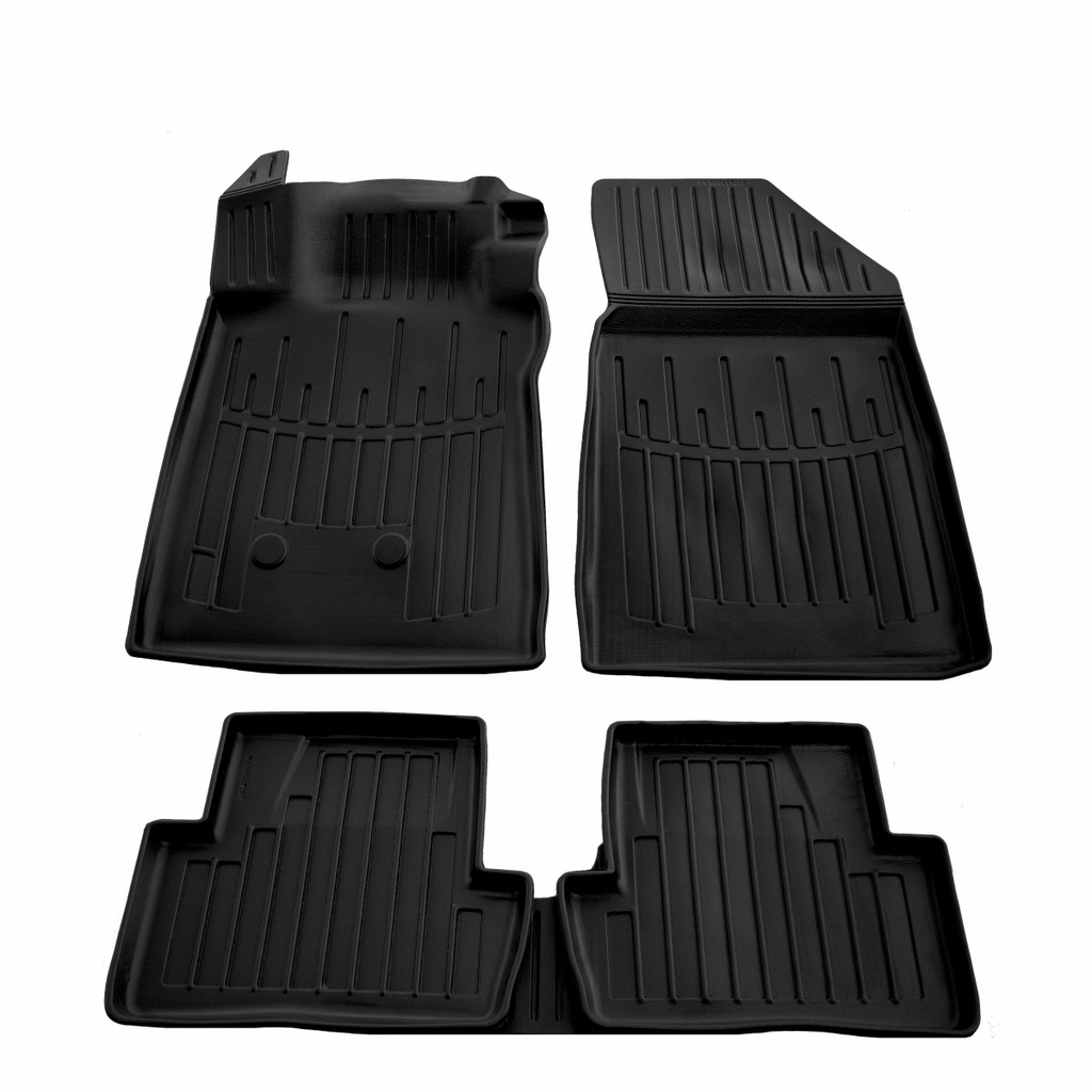 Mataí rubair auto 3D, oiriúnach do Renault Clio III (2005-2012), frithsleamhanta