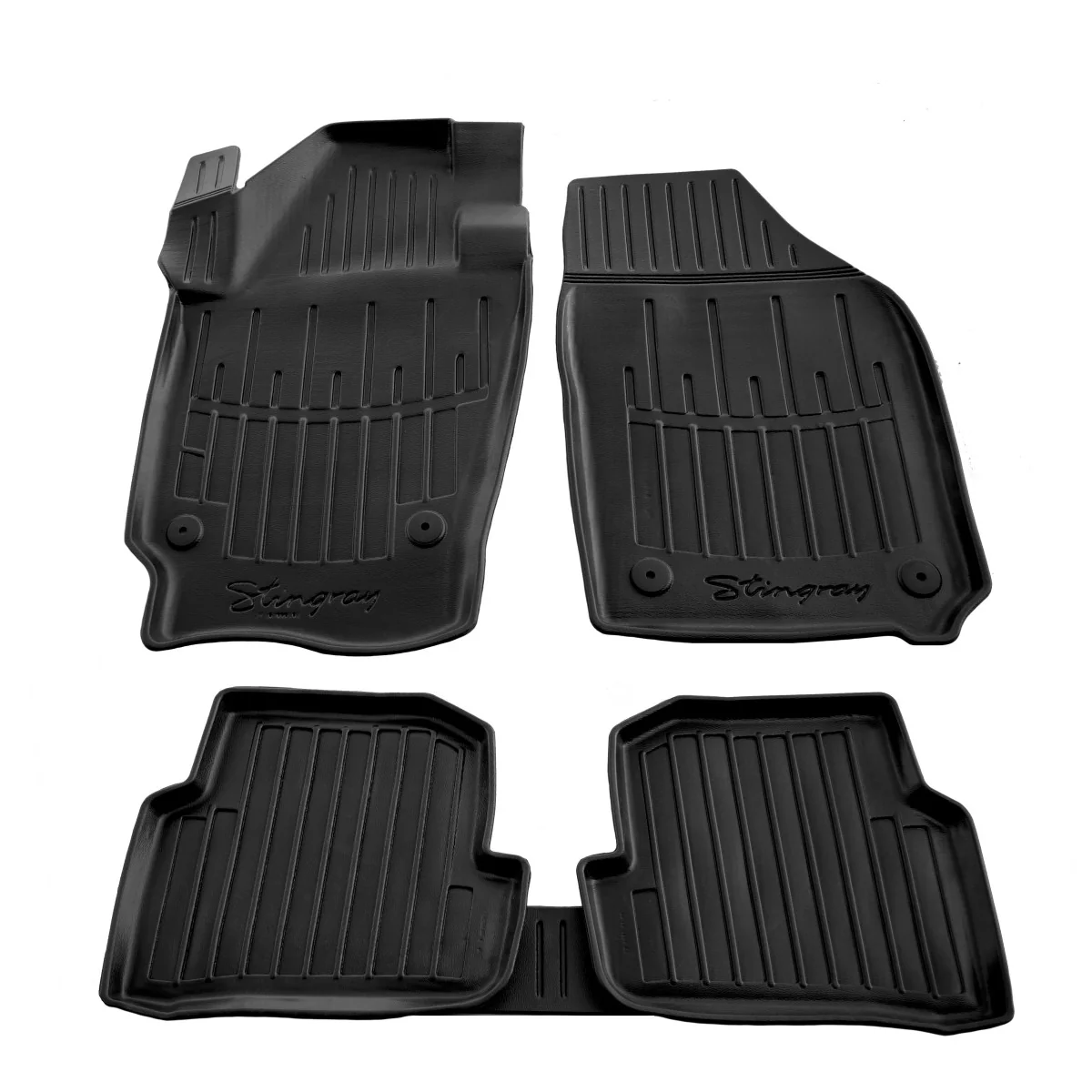 Mataí urláir auto, mataí urláir gumm 3D do SKODA Fabia III (NJ) (2014-2021)