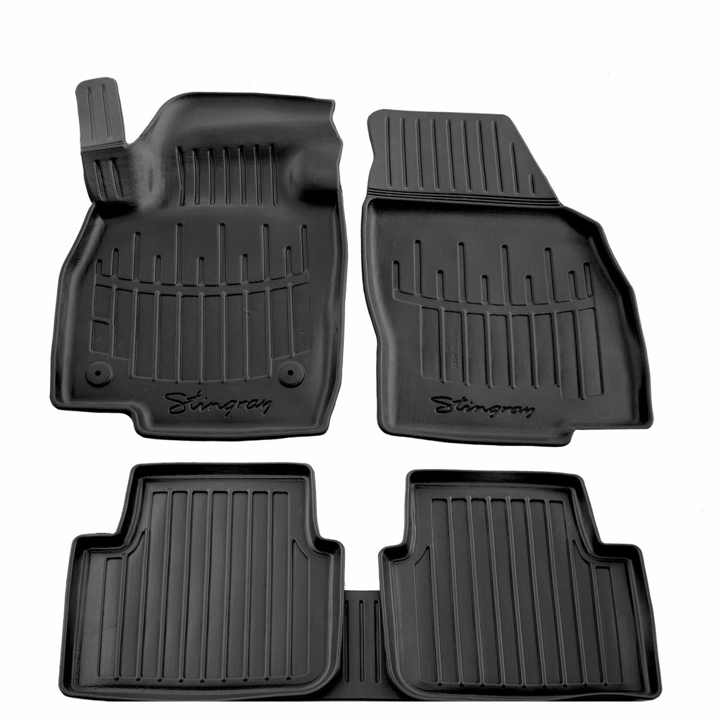 Mataí urláir carranna, Mataí rubair carranna 3D, oiriúnach, uiscedhíonach, Polyurethane do SKODA Kamiq (2019-...)