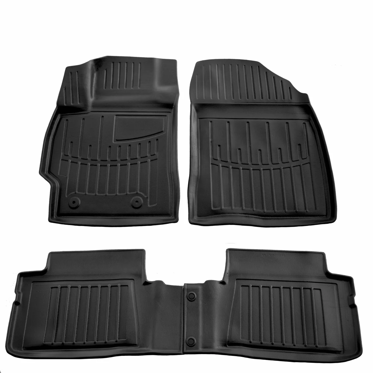 Mataí urláir auto, mataí guma 3D, oiriúnach do Toyota Auris (E150) 2007-2012