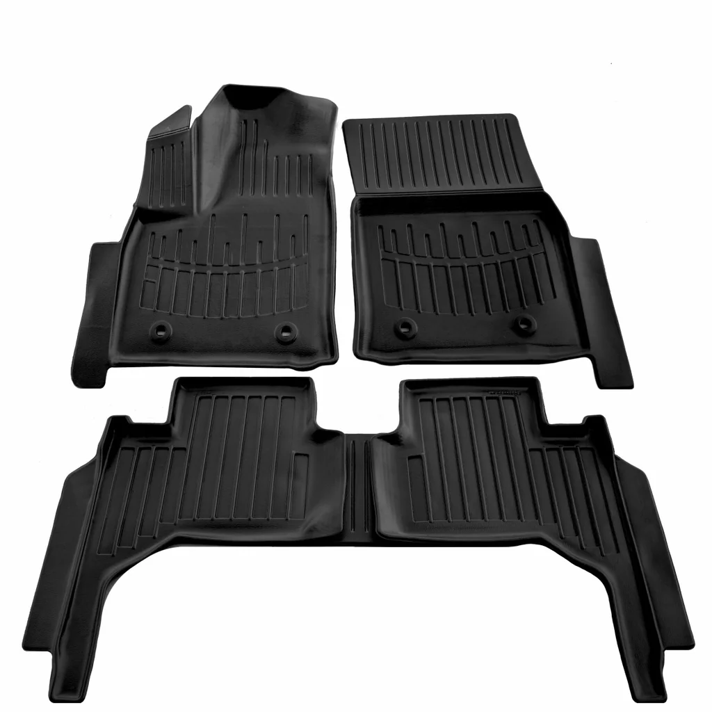Mataí urláir auto 3D, oiriúnach, Toyota Land Cruiser 300 (2021-...), le imeall ard, polyurethane