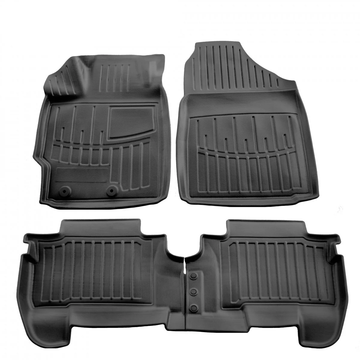 Mataí urláir Auto 3D, Toyota Yaris II (XP9) (2006-2011), passgenaigh