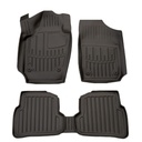 Mataí urláir carranna, Mataí rubair carranna 3D, do VOLKSWAGEN Polo V (2009-2017), mataí urláir Polo