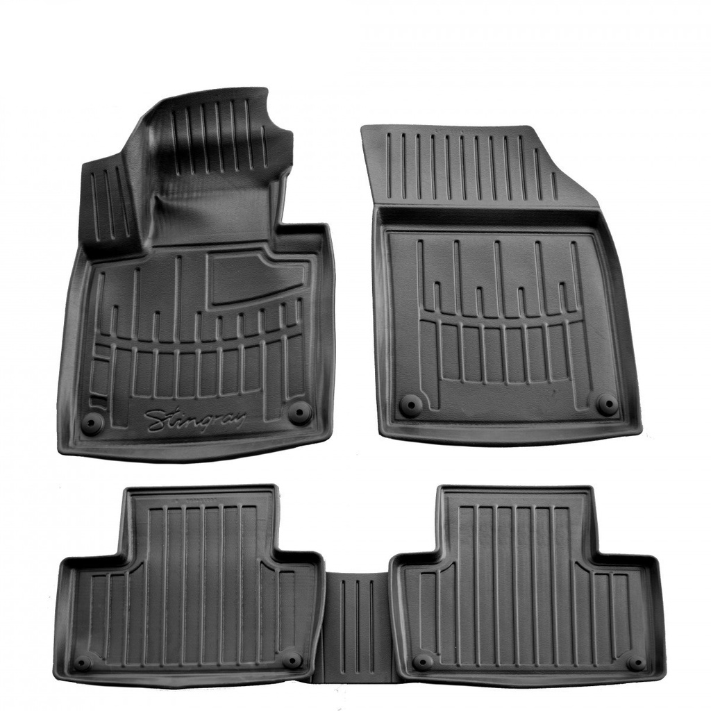 Mataí gummimáttáin Auto, Volvo XC90 3D, ard-imeall