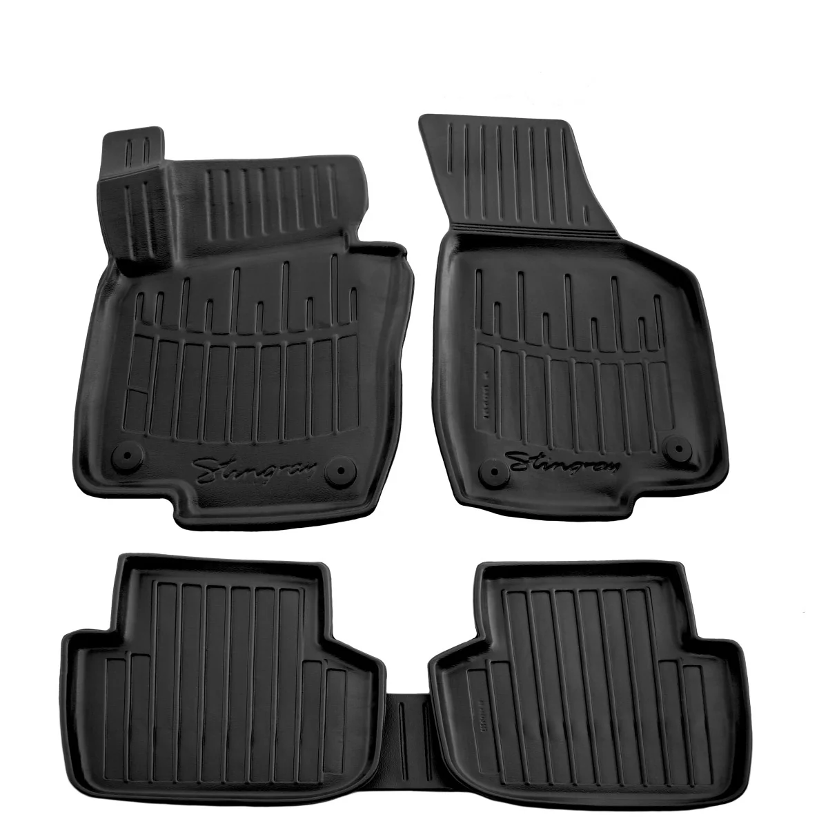 Mataí gumaí auto 3D, passghnéasach VW Passat B7 (2011–2018, USA), polúireatán agus ballaí taobh ard