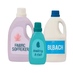 Fabric softener, laundry fragrance, bleach image