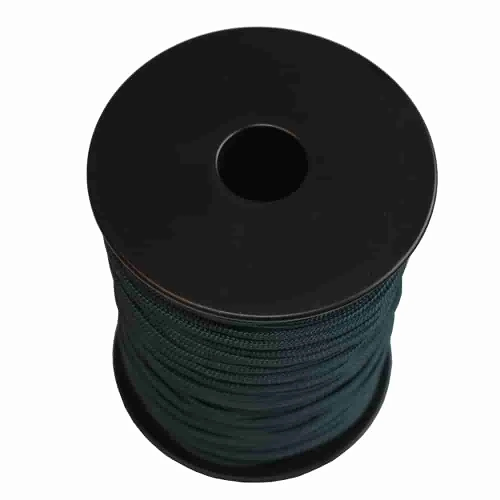 "Corda PP Fleachtáilte, 2.5mm x 25m, Dubhghlas, Corda Ceangail Garraíodóireachta Láidir image"