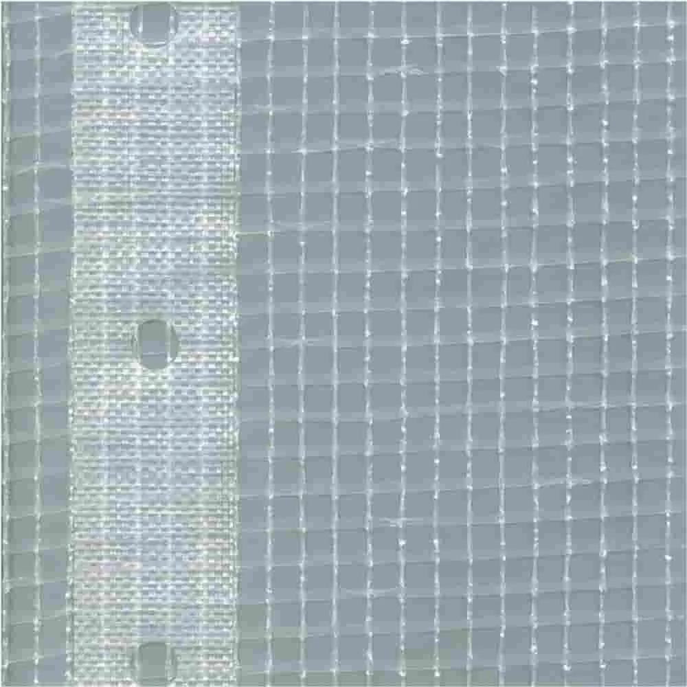 "Scáthlán mogallach le haghaidh scafall, Clúdach mogallach scafall 2.7m x 20m, 200 g/m², bán tréshoilseach image"