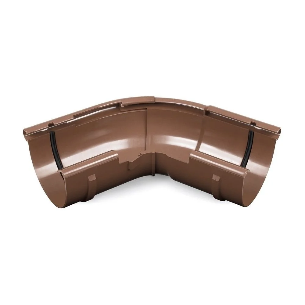 "Cúinne Uisce Dín Inchoigeartaithe Donn, 120°-145°, Córas 75, PVC image"