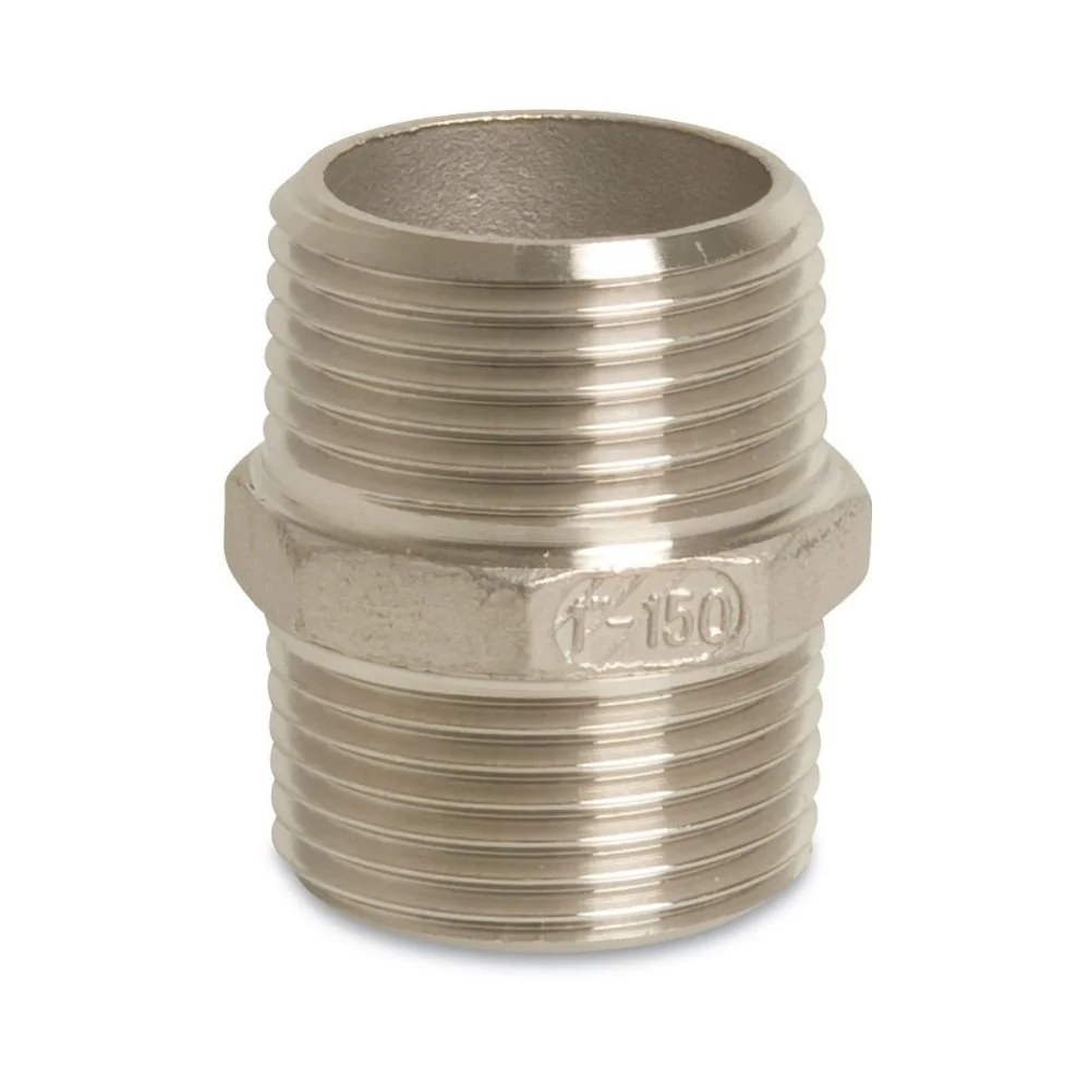 "Feistiú Snáithe Cruach Dhosmálta, Nipple Dúbailte 3/4 Orlach image"