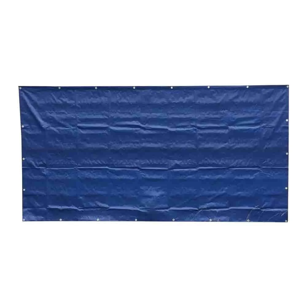 "Clúdach Fál Tógála Gorm, 1.76x3.41m, 160g/m² - Scáileán Príobháideachta, Gaoithe image"