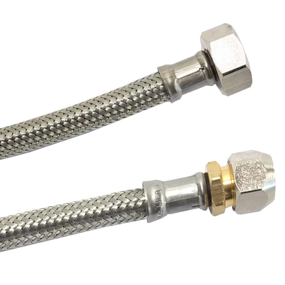 "Píobán Armúrtha Cruach Dhosmálta, 10mm Quetsch x 3/8" ÜM, 500mm, DN8 image"