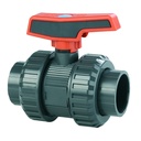 Comhla Liathróid PVC-U 32mm, PN16