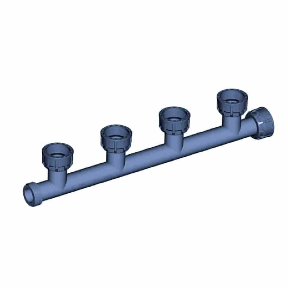 "Ilroinnteoir PVC 1 Orlach le 4 Asraonta, Comhla Ilbhealaigh PVC image"