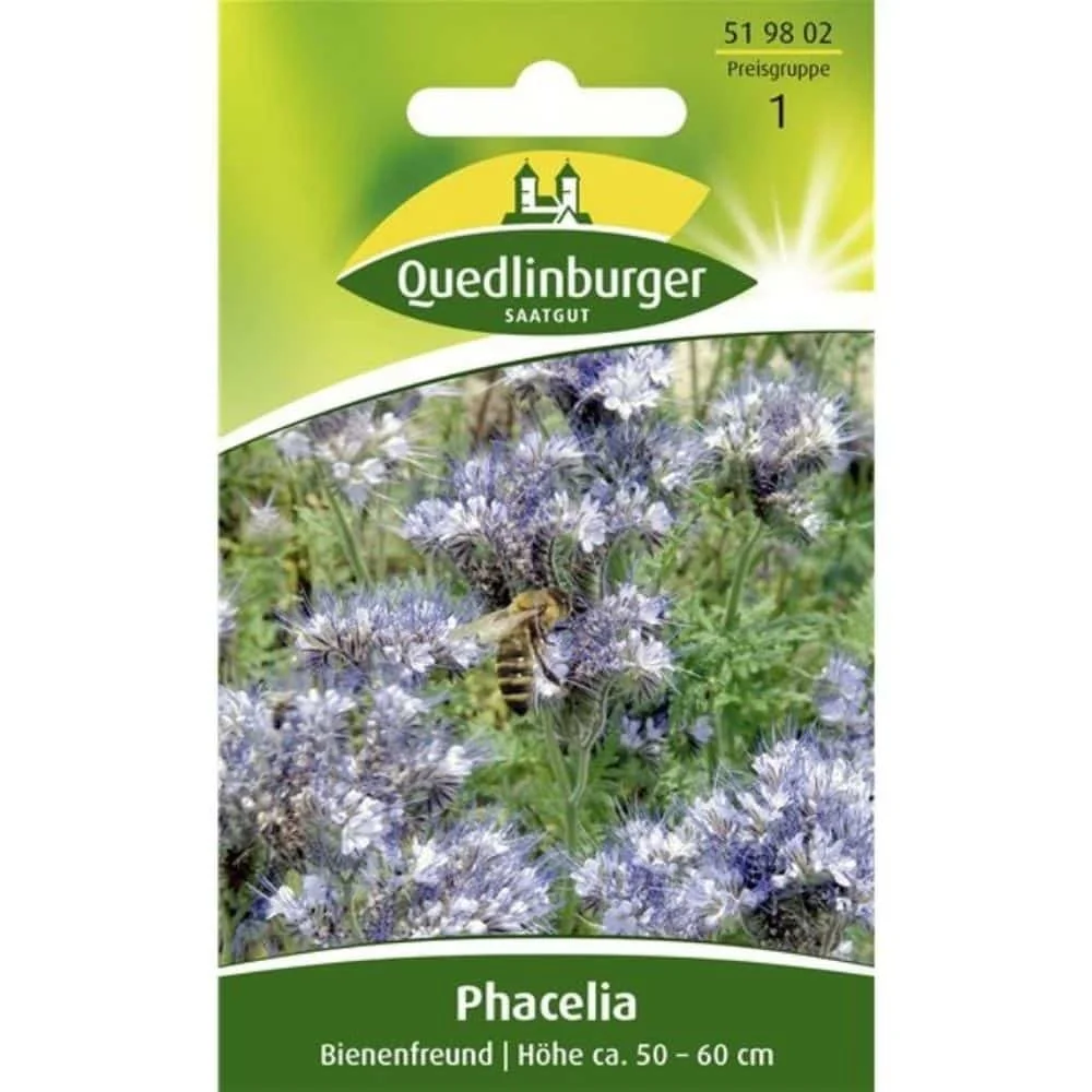 "Síolta Phacelia a Cheannach, Síolta Bienenfreund, Bienenweide image"