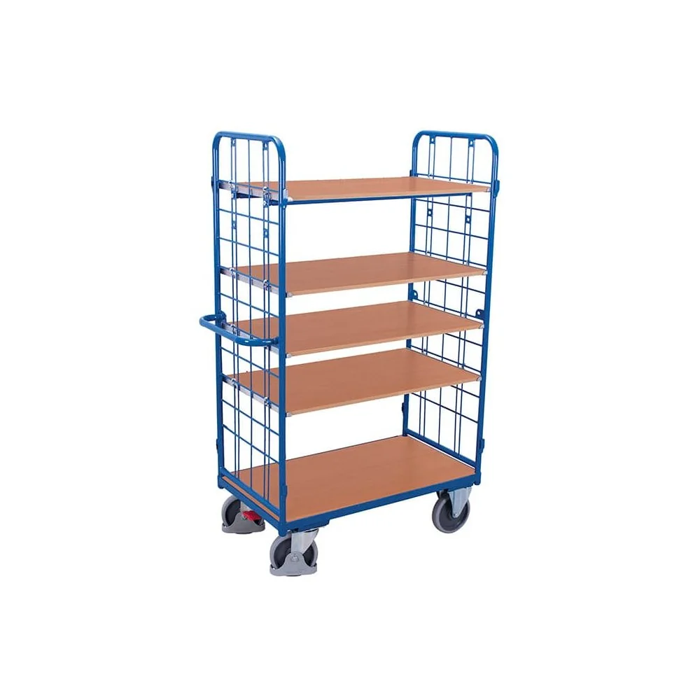 "Gluaisrothar ard le 2 bhallaí gloine + 5 sheilfeanna 500 kg ualach cineál XL + EasySTOP image"