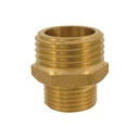 Feistiú Snáithe Práis, Nipple Dúbailte Laghdaithe 1/2" AG x 3/8" AG