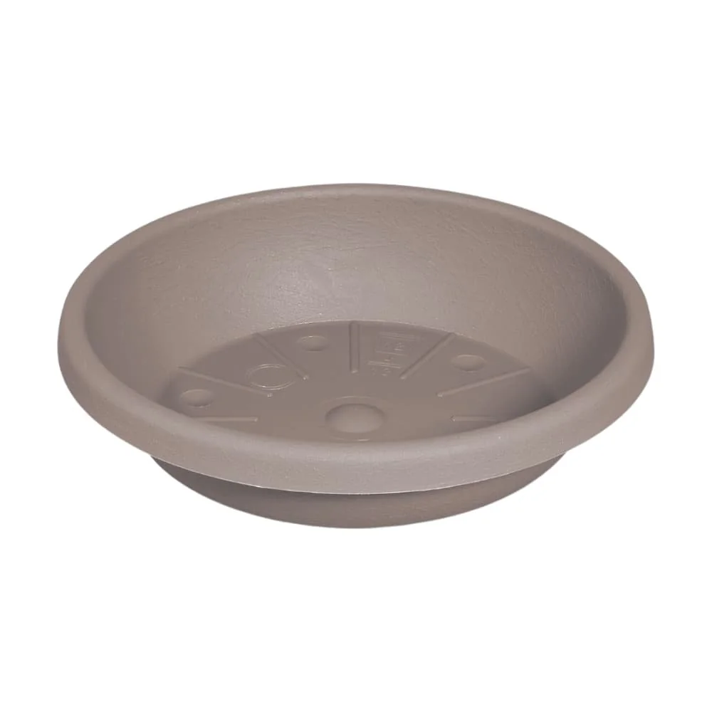 "Pláta Pota Bláthanna Cylindro, Fótaire Plandaí Taupe Ø53cm image"