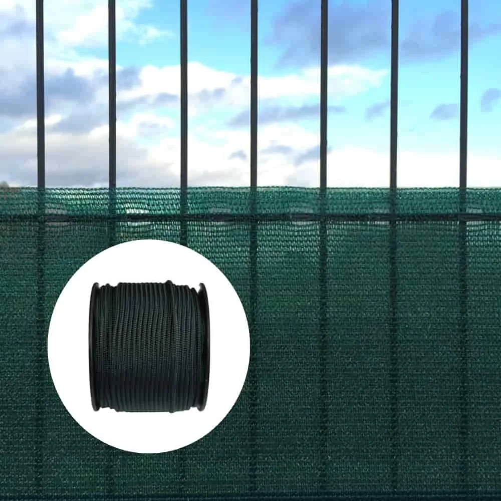"Líontán Cosanta Príobháideachta agus Gaoithe, 2x10m, Glas le Feisteas image"