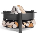 70cm Fire Pit, Garden Fire Pit, Natural Steel, Handmade