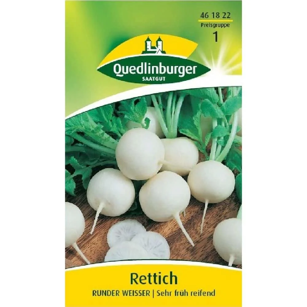 "Síolta Raidis Bán, Síolta Glasraí le haghaidh Gairdín image"